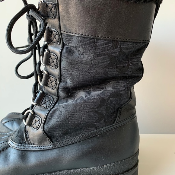 Coach Laura Winter Boots Sz 5.5 - Picture 6 of 9